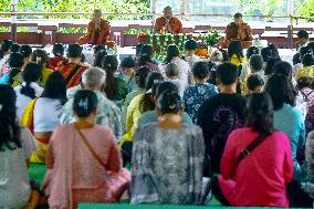 Buddhist Devotees Mark Guru Purnima - India