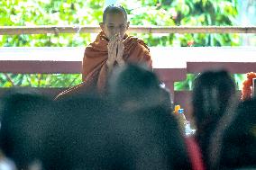 Buddhist Devotees Mark Guru Purnima - India