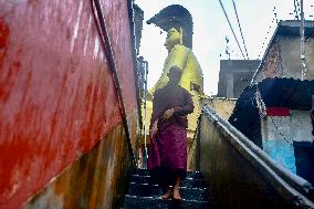 Buddhist Devotees Mark Guru Purnima - India
