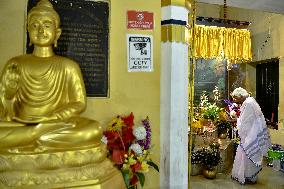 Buddhist Devotees Mark Guru Purnima - India