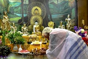Buddhist Devotees Mark Guru Purnima - India