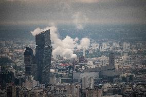 Illustration - City of Paris and Apartment Blocks - Paris