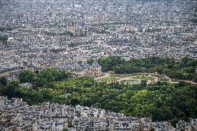 Illustration - City of Paris and Apartment Blocks - Paris