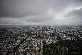 Illustration - City of Paris and Apartment Blocks - Paris