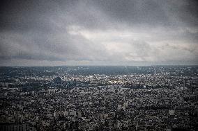 Illustration - City of Paris and Apartment Blocks - Paris
