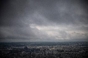 Illustration - City of Paris and Apartment Blocks - Paris