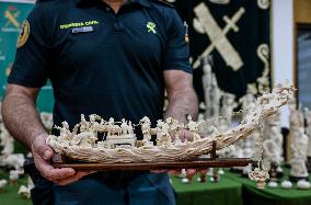 Civil Guard Highlights Major Ivory Seizure in Spain