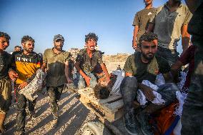 Chaos and Desperation at Gaza Aid Point - Palestine