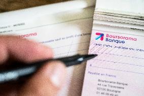 Illustration - Bank Cheque