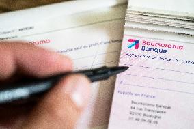 Illustration - Bank Cheque