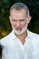 Spanish Royals Reception at Marivent Palace - Spain