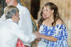 Spanish Royals Reception at Marivent Palace - Spain