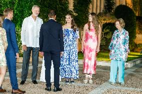 Spanish Royals Reception at Marivent Palace - Spain