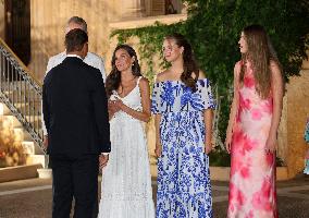 Spanish Royals Reception at Marivent Palace - Spain