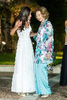 Spanish Royals Reception at Marivent Palace - Spain