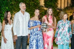 Spanish Royals Reception at Marivent Palace - Spain
