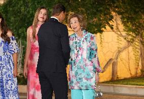 Spanish Royals Reception at Marivent Palace - Spain