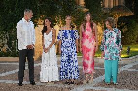 Spanish Royals Reception at Marivent Palace - Spain