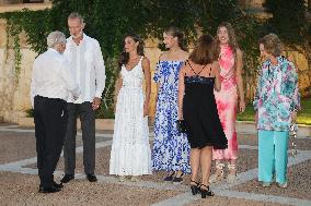 Spanish Royals Reception at Marivent Palace - Spain