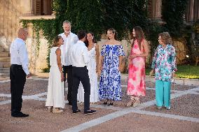 Spanish Royals Reception at Marivent Palace - Spain