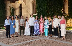 Spanish Royals Reception at Marivent Palace - Spain