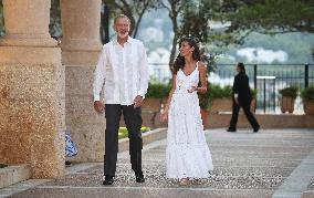 Spanish Royals Reception at Marivent Palace - Spain