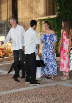 Spanish Royals Reception at Marivent Palace - Spain