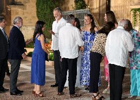 Spanish Royals Reception at Marivent Palace - Spain