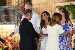 Spanish Royals Reception at Marivent Palace - Spain