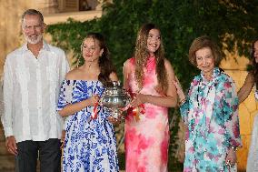 Spanish Royals Reception at Marivent Palace - Spain