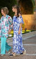 Spanish Royals Reception at Marivent Palace - Spain