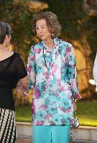 Spanish Royals Reception at Marivent Palace - Spain