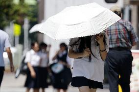 Summer heat in Japan