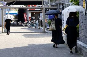 Summer heat in Japan