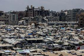 Temporary Shelter in Gaza City