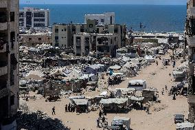 Temporary Shelter in Gaza City