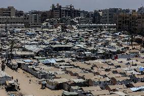 Temporary Shelter in Gaza City