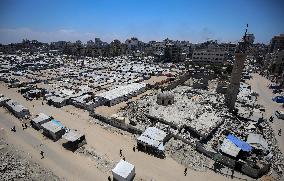 Temporary Shelter in Gaza City