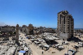 Temporary Shelter in Gaza City