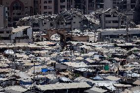 Temporary Shelter in Gaza City