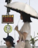 Summer heat in Japan