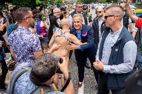 Mark Carney at Vancouver Pride Parade - Vancouver