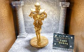 LaoFengXiang Gold Figurine Model at 2025 ChinaJoy