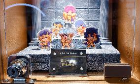 LaoFengXiang Gold Figurine Model at 2025 ChinaJoy