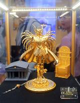 LaoFengXiang Gold Figurine Model at 2025 ChinaJoy