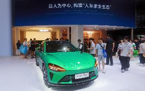 Xiaomi EV Displayed at 2025 ChinaJoy