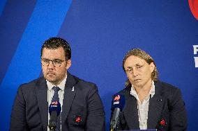 Presentation of Players Selected for The Rugby World Cup - Marcoussis