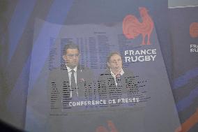 Presentation of Players Selected for The Rugby World Cup - Marcoussis