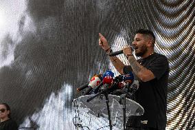 Protesters and Victims Families Mark 5th Anniversary of Port Blast - Beirut