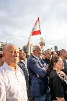 Protesters and Victims Families Mark 5th Anniversary of Port Blast - Beirut
